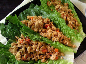 Ground Turkey Lettuce Wrap Burritos